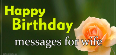 Cutest birthday messages for wife with images